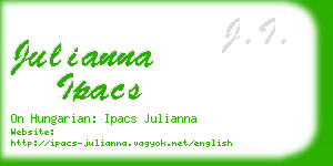 julianna ipacs business card